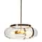Hello Honey® Robert Stevenson Lighting Alston Brushed Bronze Glass & Metal Ceiling Light
